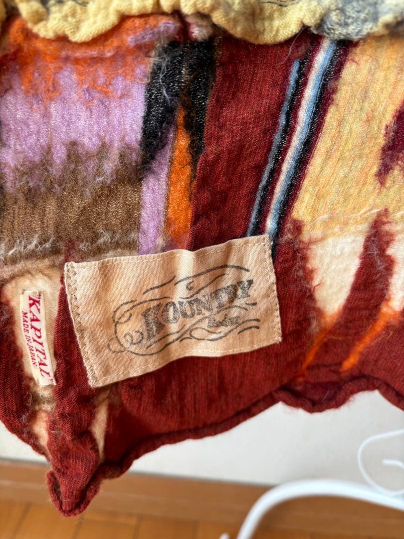 キャピタルKAPITAL KOUNTRY パッチワーク　ストール　マフラー