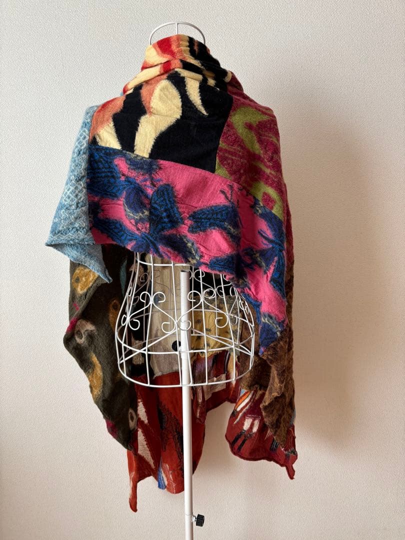 キャピタルKAPITAL KOUNTRY パッチワーク　ストール　マフラー