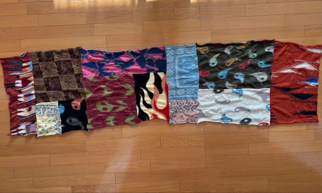 キャピタルKAPITAL KOUNTRY パッチワーク　ストール　マフラー