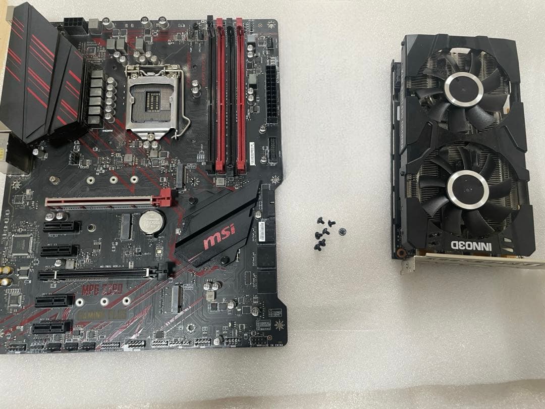 MSI Z390マザーボード & GeForce RTX 2060 6GB