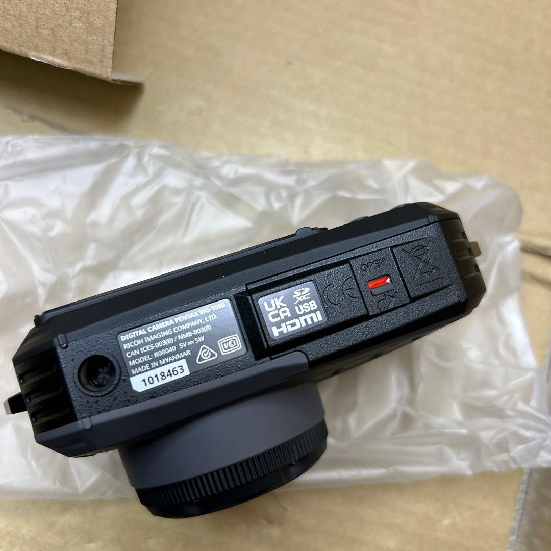 ペンタックス PENTAX WG-1000 グレー 本格防水デジタルカメラ