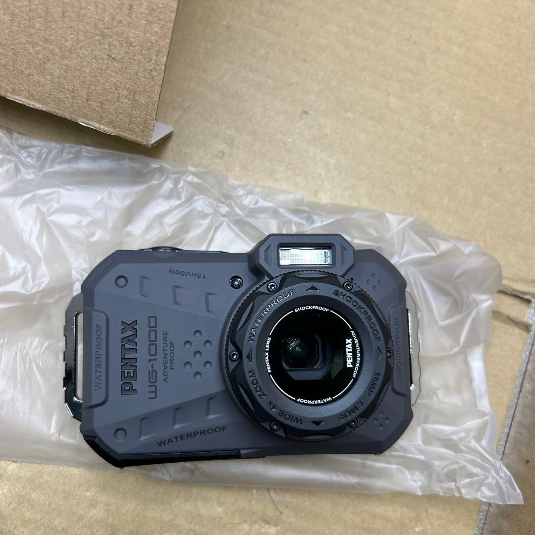 ペンタックス PENTAX WG-1000 グレー 本格防水デジタルカメラ