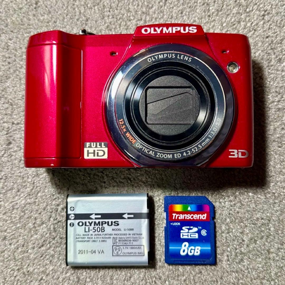 ☆動作OK コンデジ OLYMPUS SZ-20 バッテリー付き