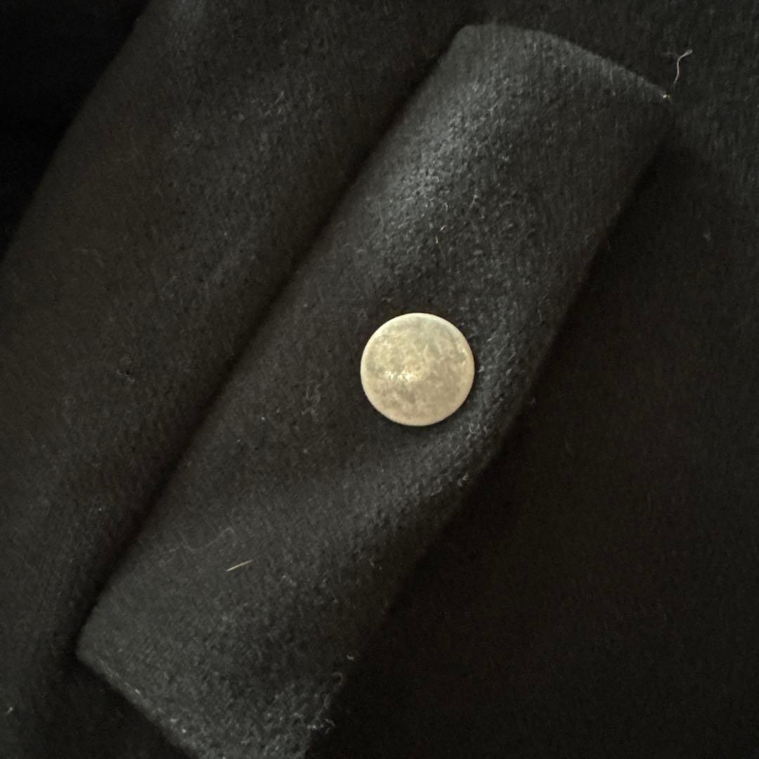 MIU MIU フード付きブラックダッフルコート