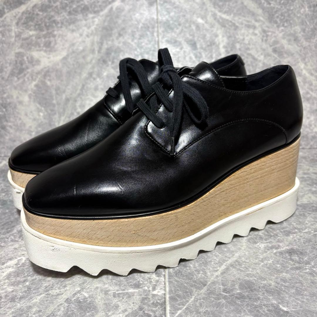 ⭐︎ステラマッカートニー⭐︎ プラットフォーム　シューズ　36 ブラック　黒