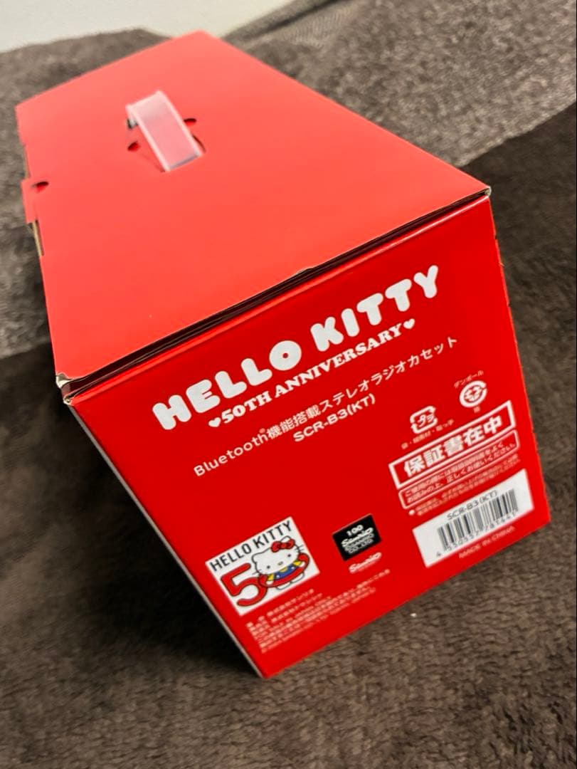 き*ー様 ハローキティ 50周年Bluetooth機能搭載 ラジカセ SCR-B