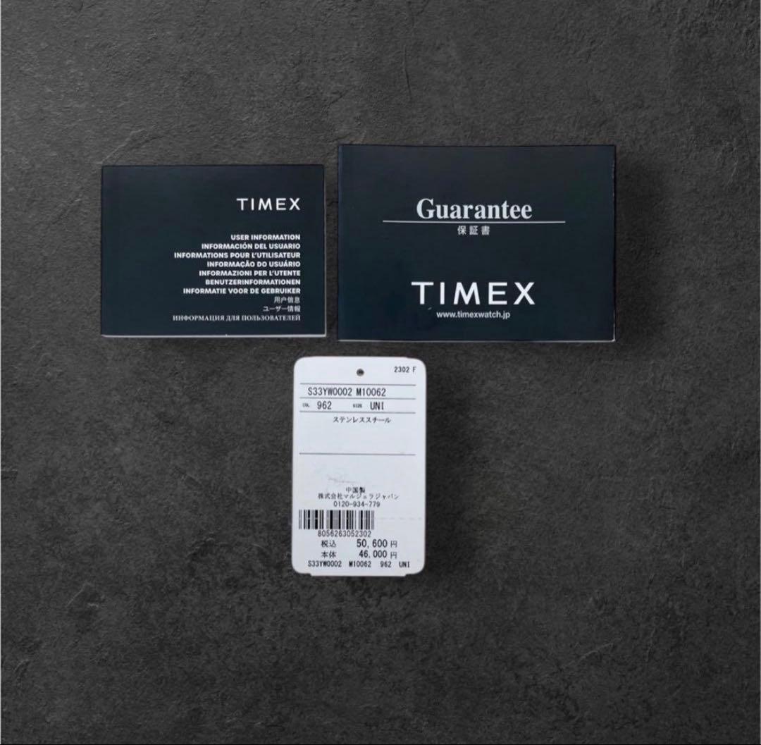 【国内正規】 TIMEX x MM6 Maison Margiela T80