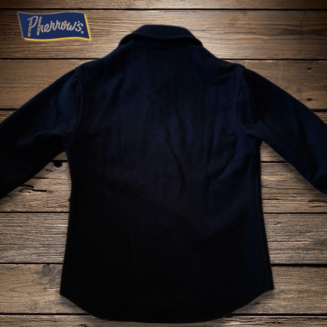 『人気◎』Pherrow's(フェローズ)ウールメルトンCPOシャツジャケット