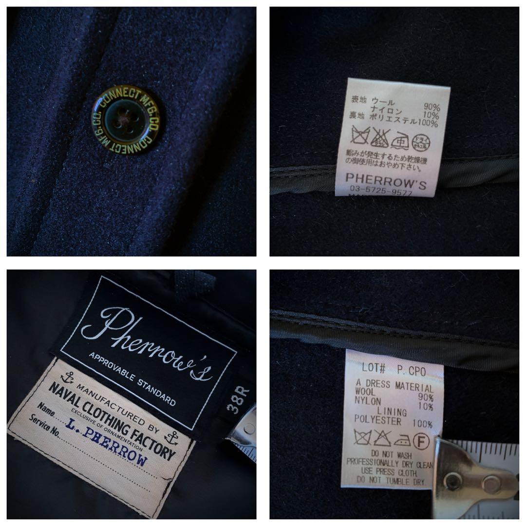 『人気◎』Pherrow's(フェローズ)ウールメルトンCPOシャツジャケット