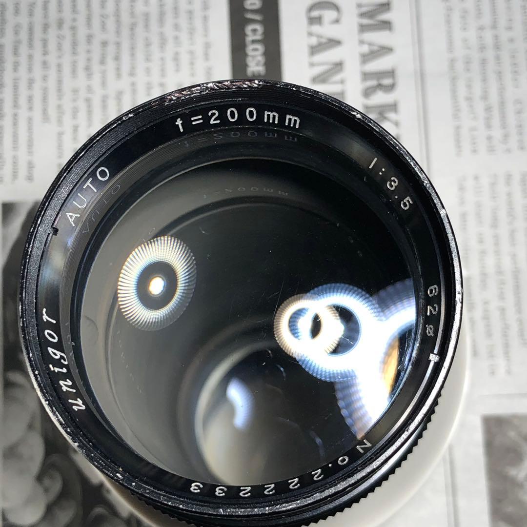 レア？　unigor 200mm f3.5 m42マウント