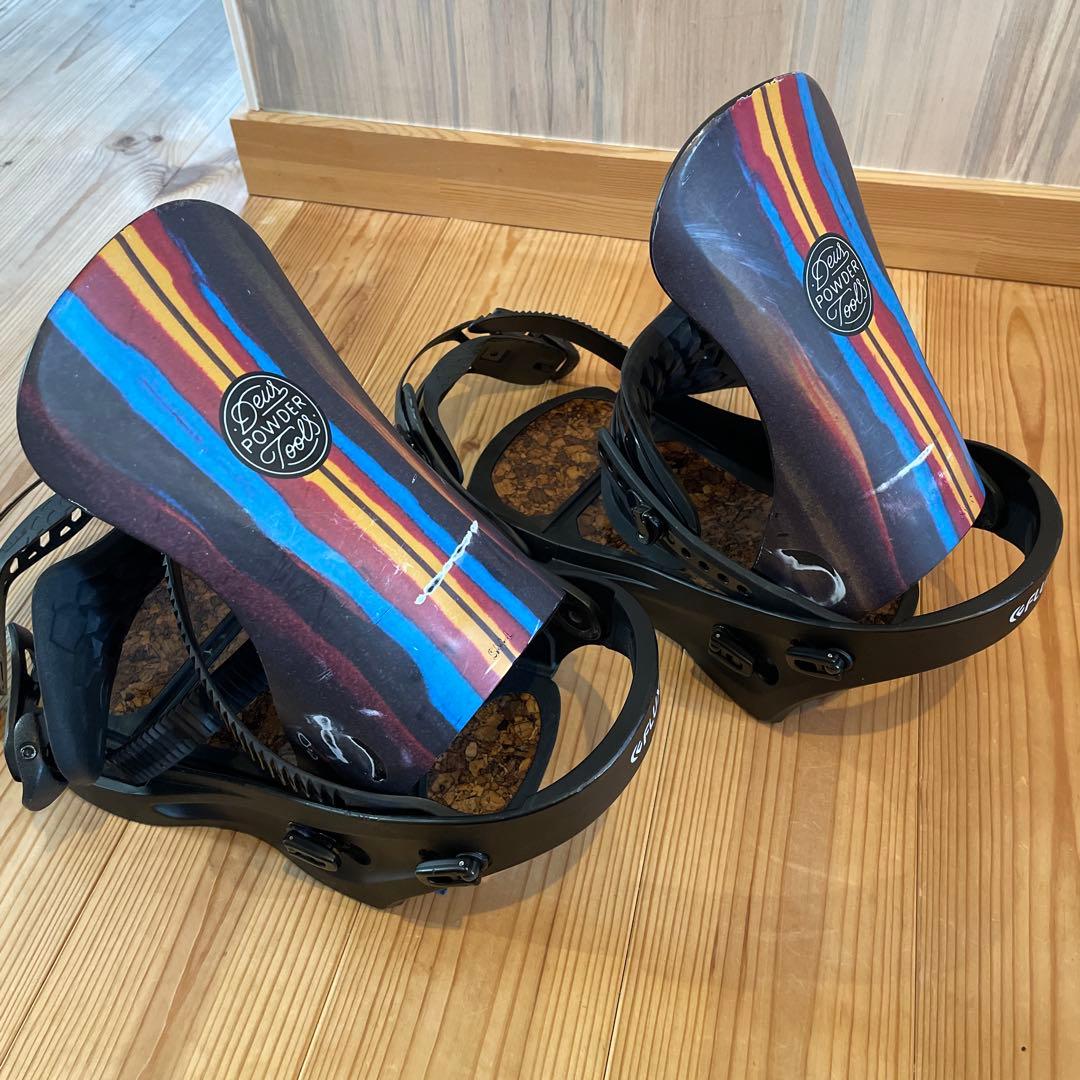 FLUX SR サイズM スノーボード ビンディング ブラック/ストライプ