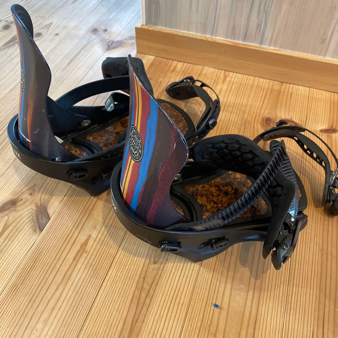 FLUX SR サイズM スノーボード ビンディング ブラック/ストライプ