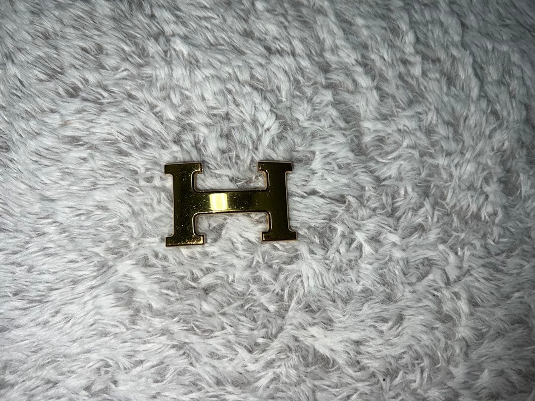 エルメス　Hバックル レザーリバーシブルベルト 85 C ID 050 CF