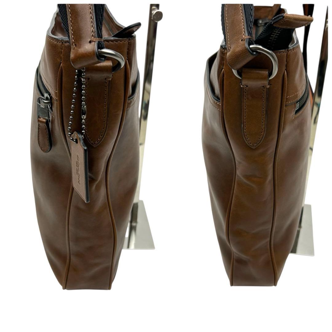 コーチ COACH レザー ショルダーバッグ メッセンジャーバッグ