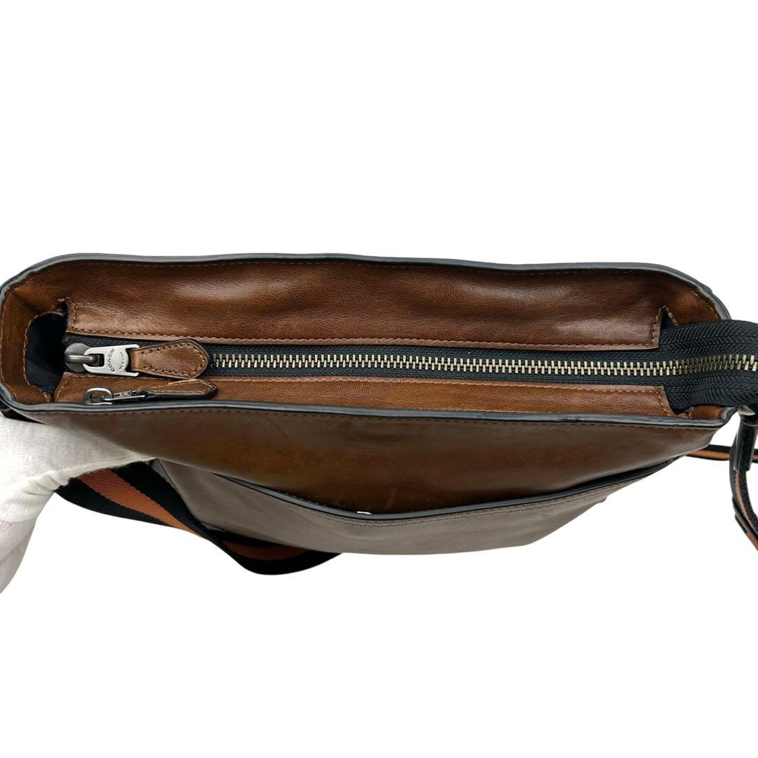 コーチ COACH レザー ショルダーバッグ メッセンジャーバッグ