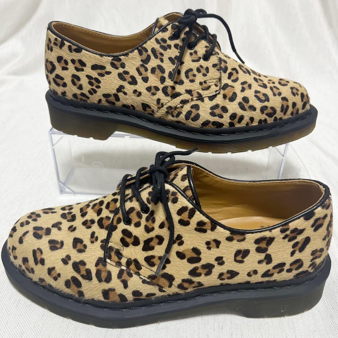 【未使用級】ドクターマーチン　ビームス　コラボ　別注　レオパード　3ホール　豹柄