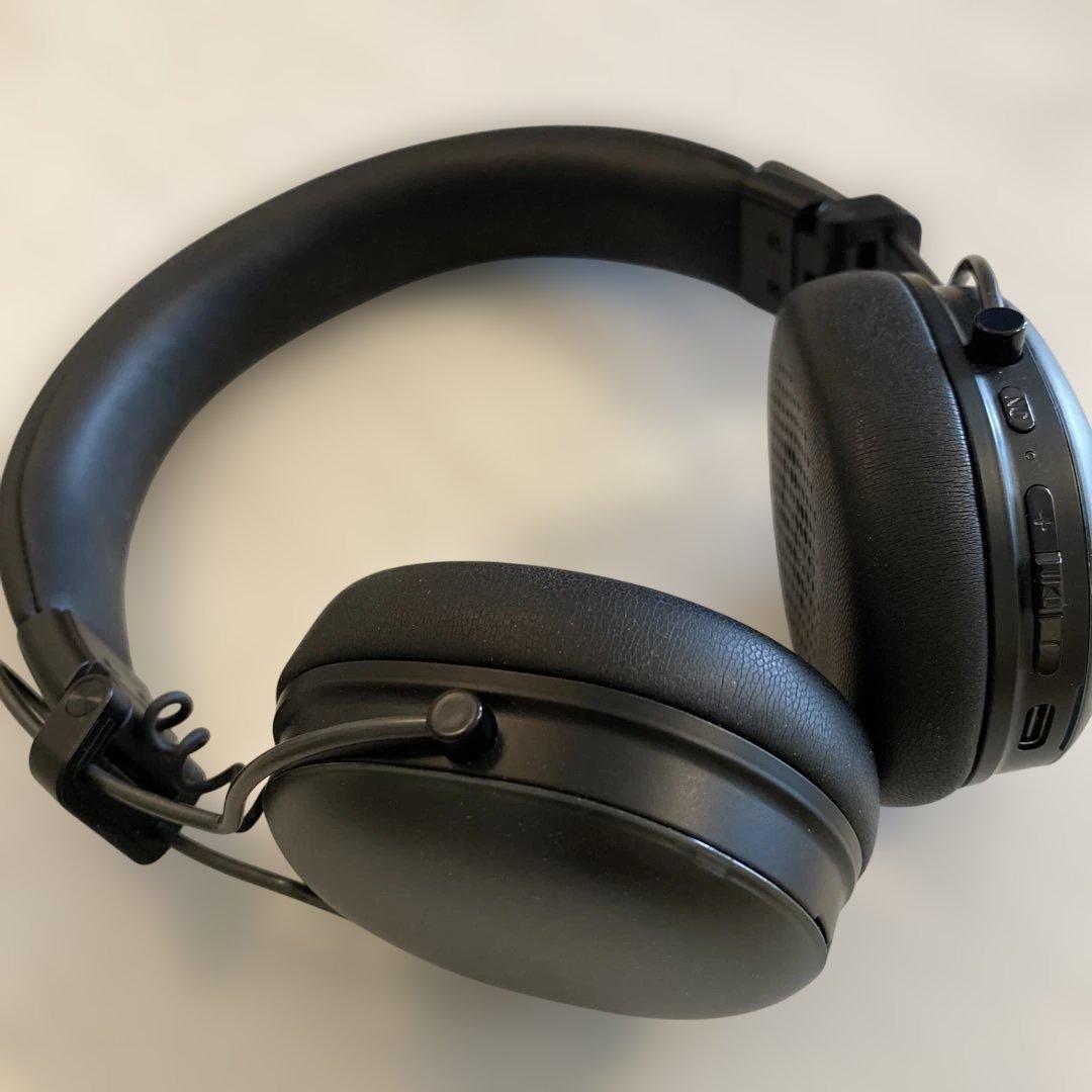 AVIOT WA-Q1 ノイズキャンセリング ワイヤレスヘッドホン折りたたみ 黒