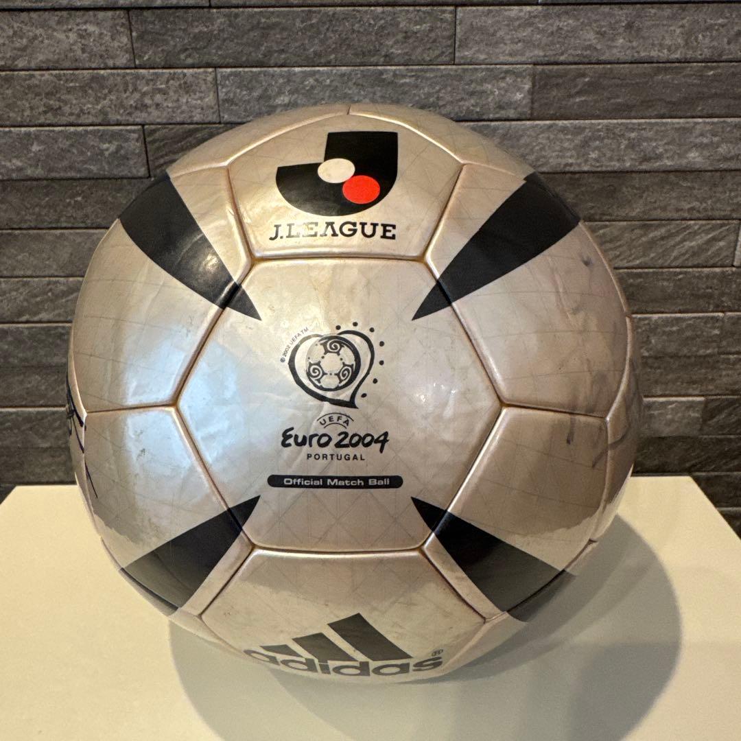 adidas Euro 2004 サッカーボール ロテイロ　サイン入り