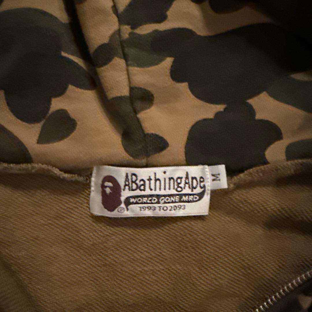 BAPE シャークパーカー　グリーン　M