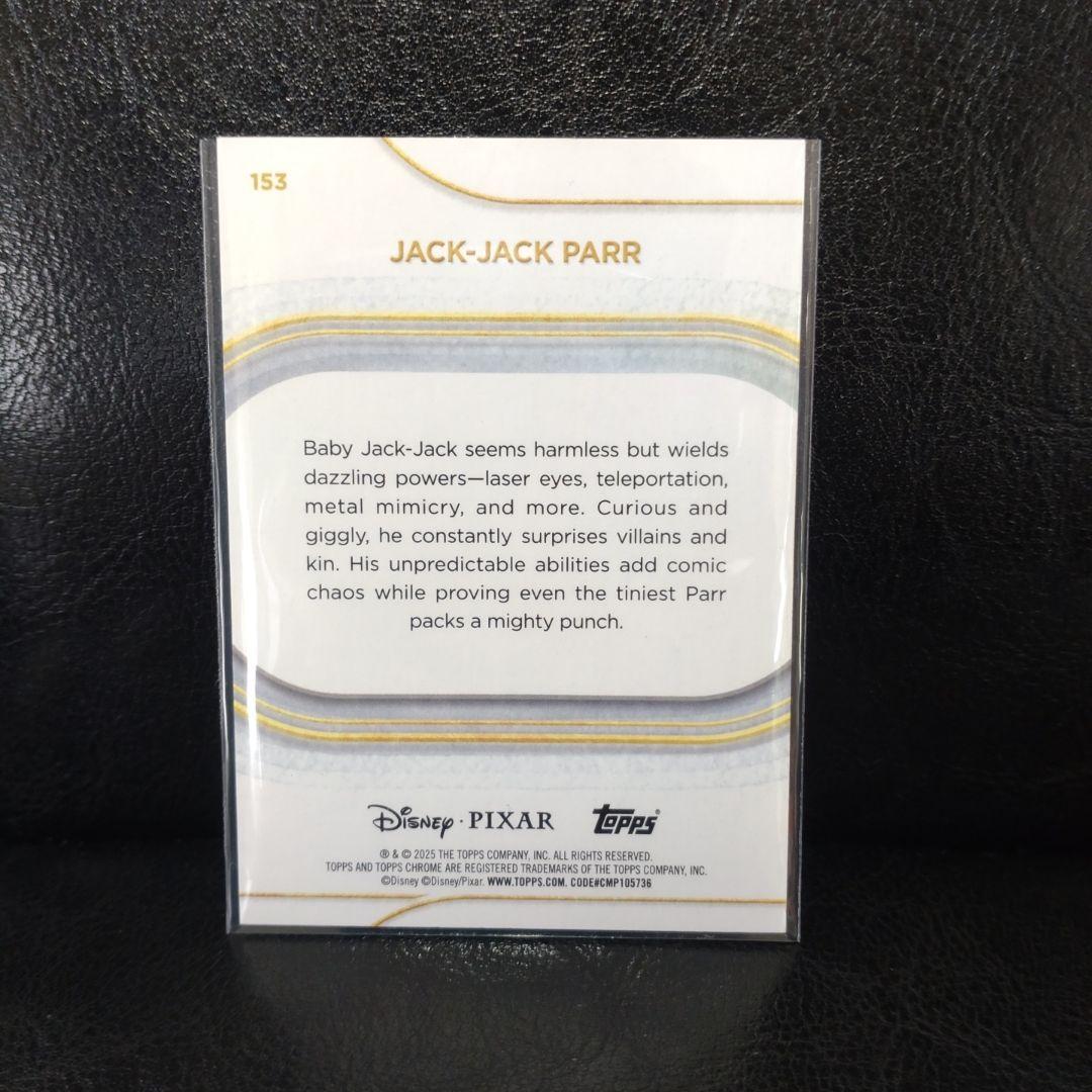 2025 topps chrome disney　ジャック・ジャック・パール