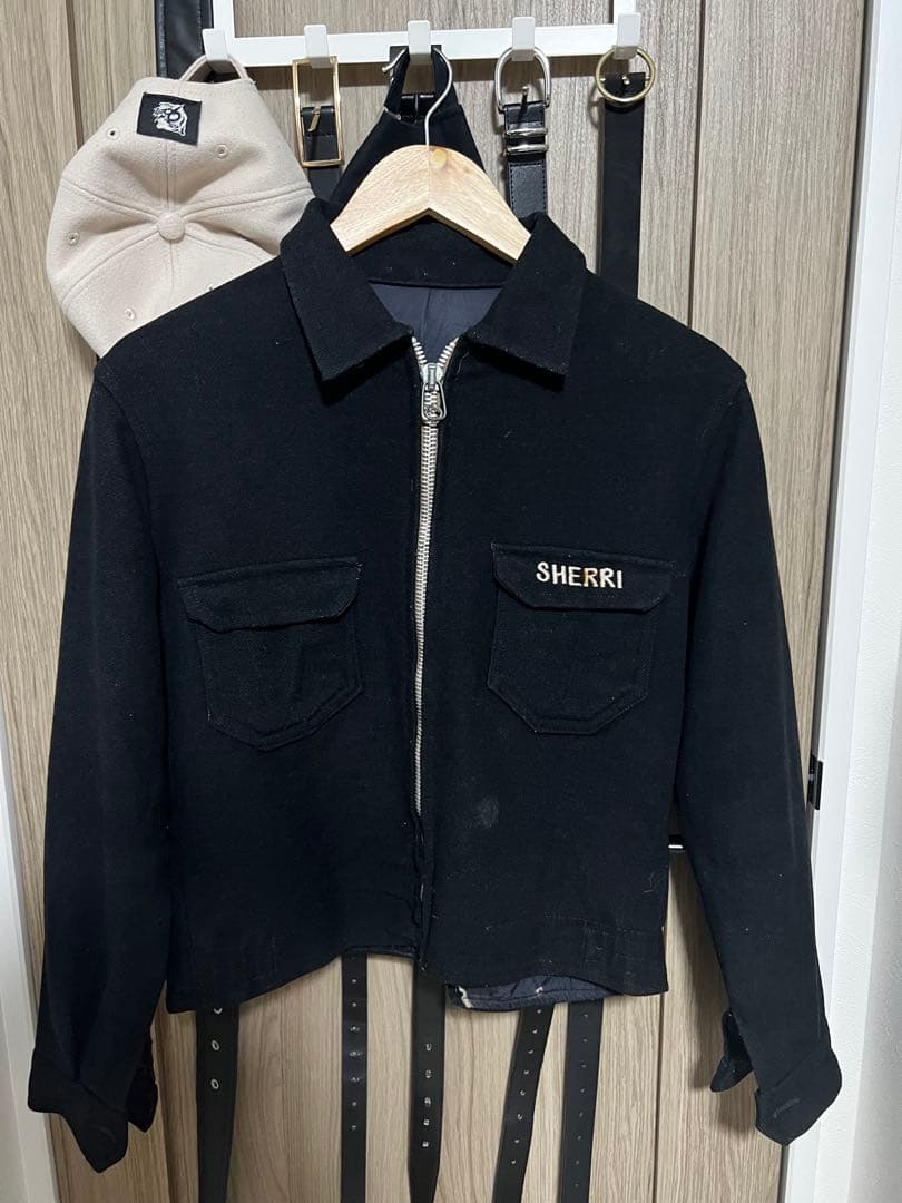 80s VINTAGE TOUR JACKET ツアージャケット　アルミジッパー