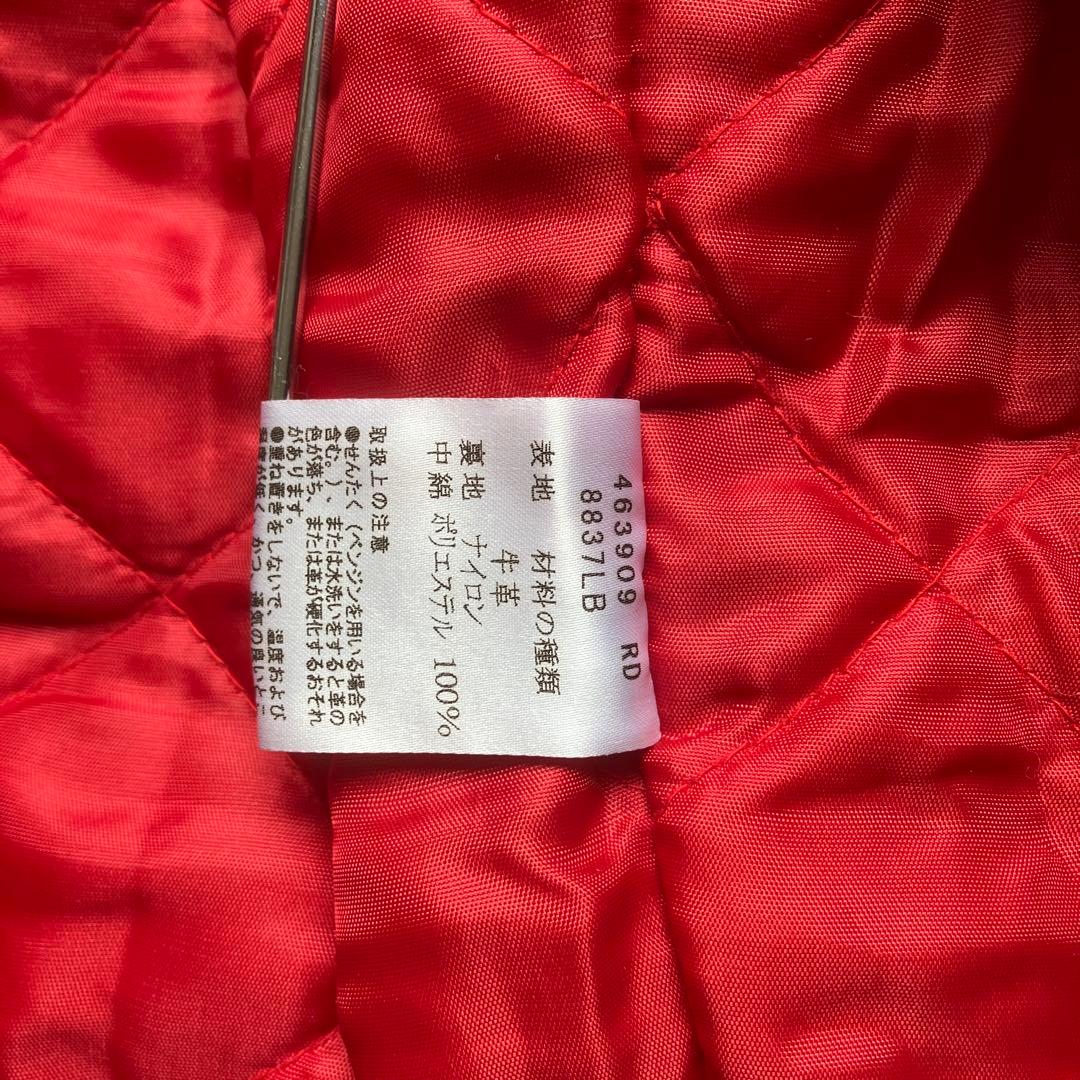 ルイスレザー ポールスミス ライダースジャケット M サイクロン レッドイヤー