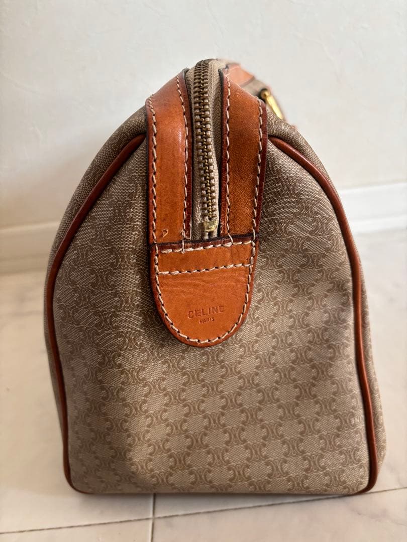 CELINE オールドセリーヌ PVC 総柄 マカダム ミニボストン
