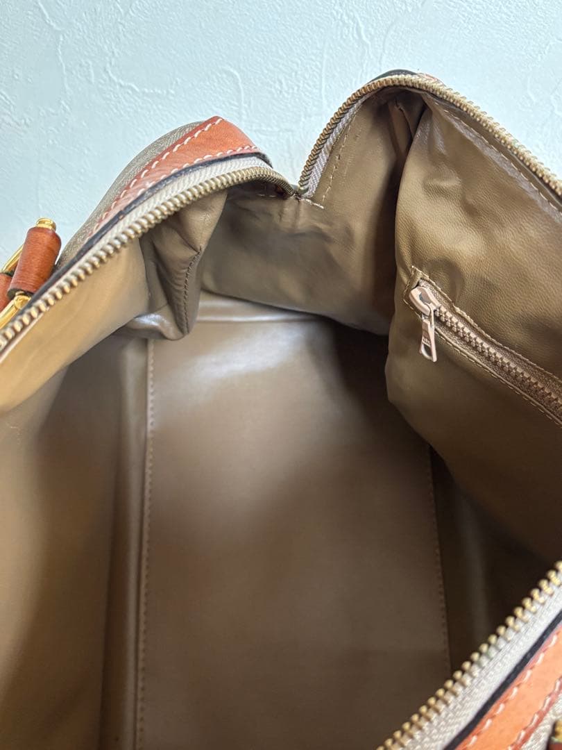 CELINE オールドセリーヌ PVC 総柄 マカダム ミニボストン