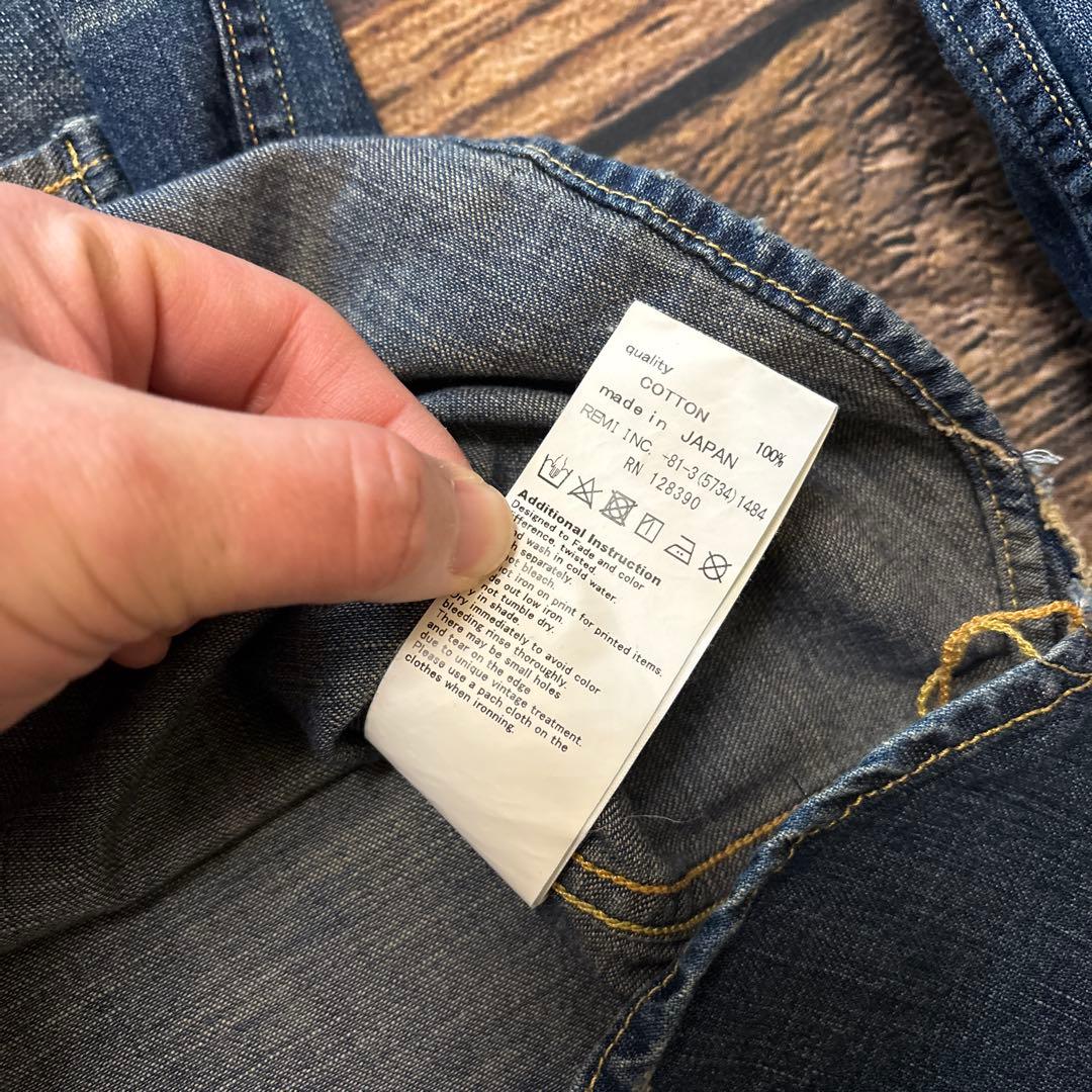 トップス REMI RELIEF / denim western shirts