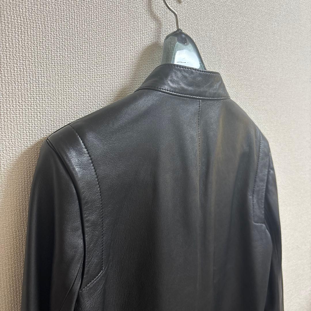 ジジ　セオリーリュクス　ライダース　レザージャケット　黒　ブラック　38号
