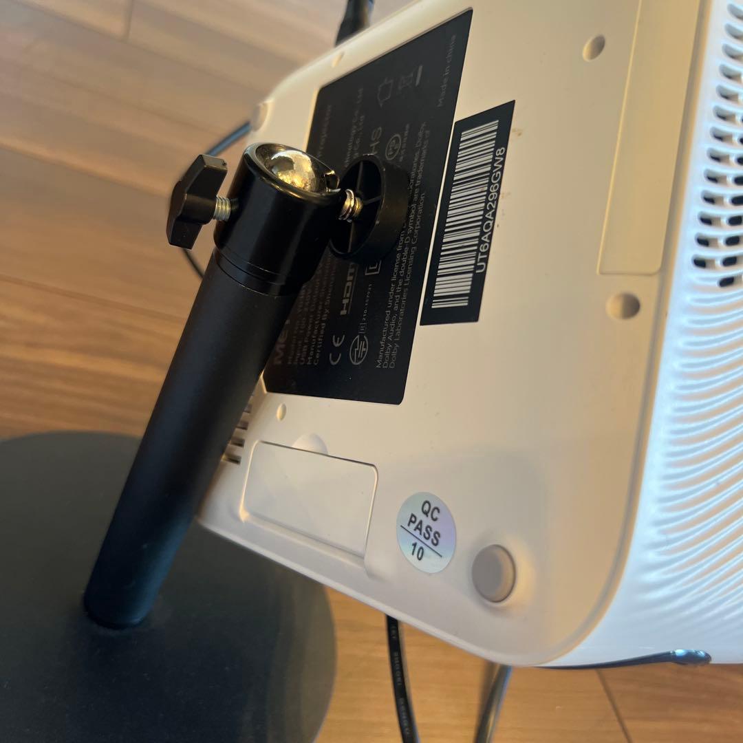 METVATE MV3小型プロジェクター 600ANSI天井投影可スタンド付き