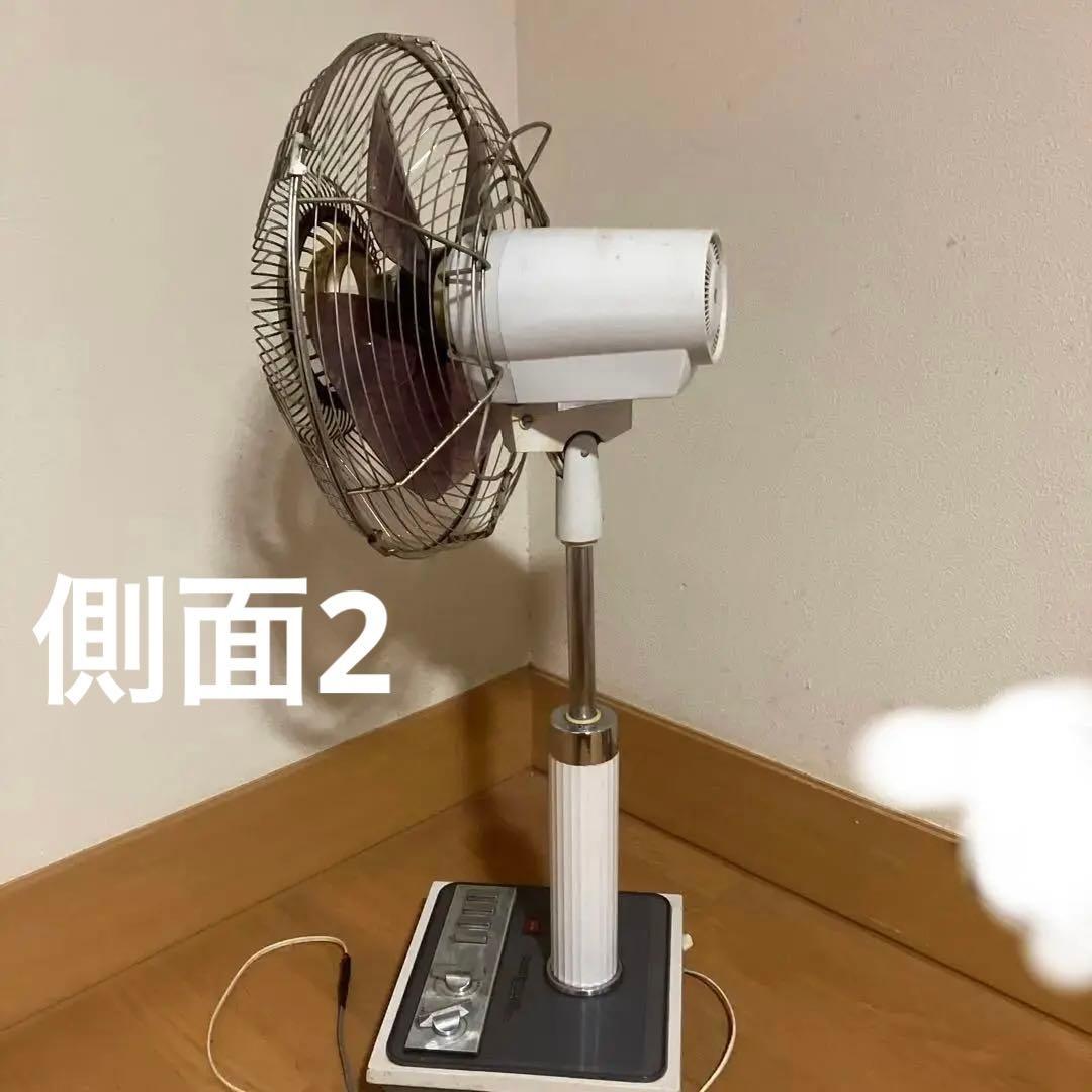 【昭和レトロ】希少カラー紫パープル　東芝扇風機 handypack SF-30M