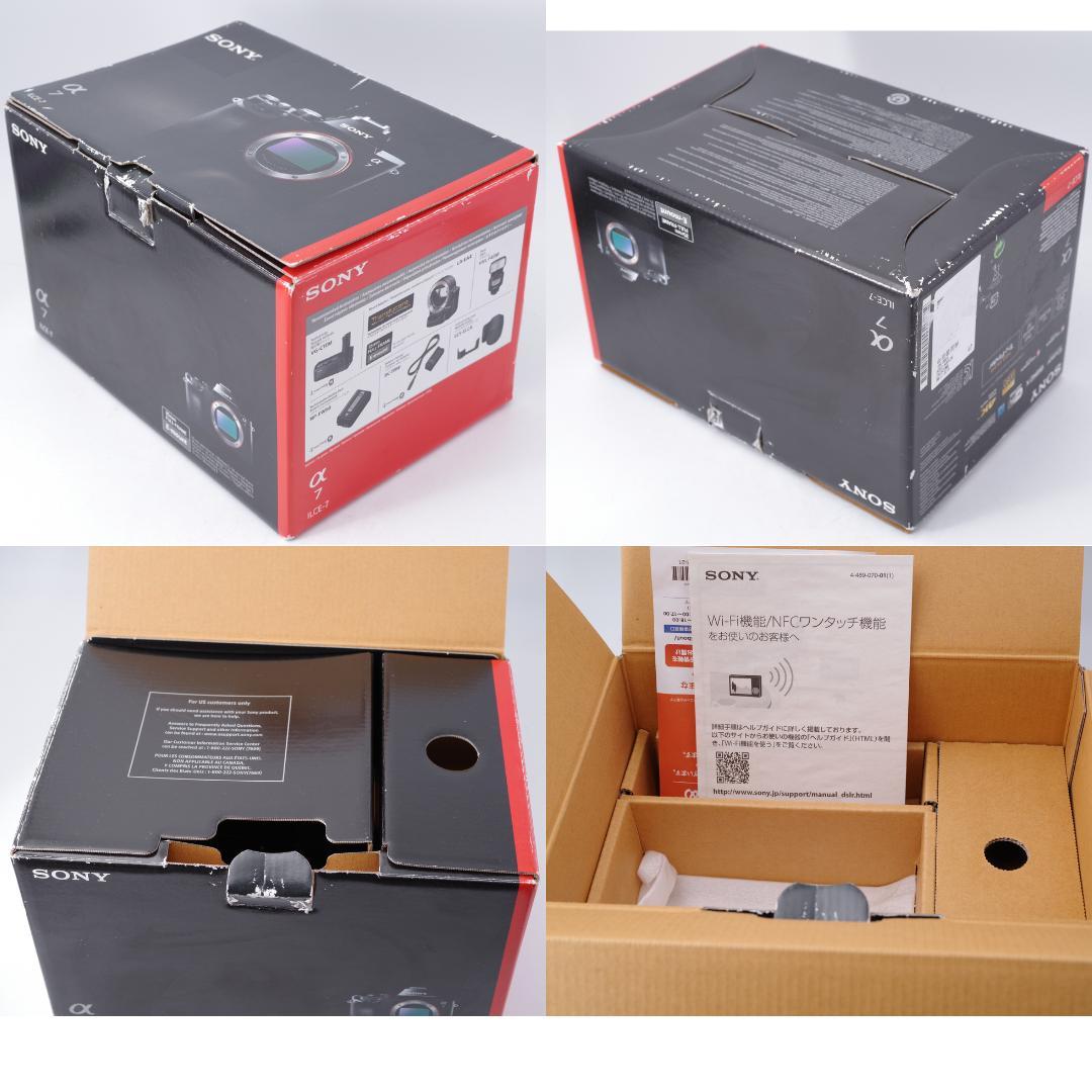 SONY α7 箱付 ストラップ/バッテリー＋１