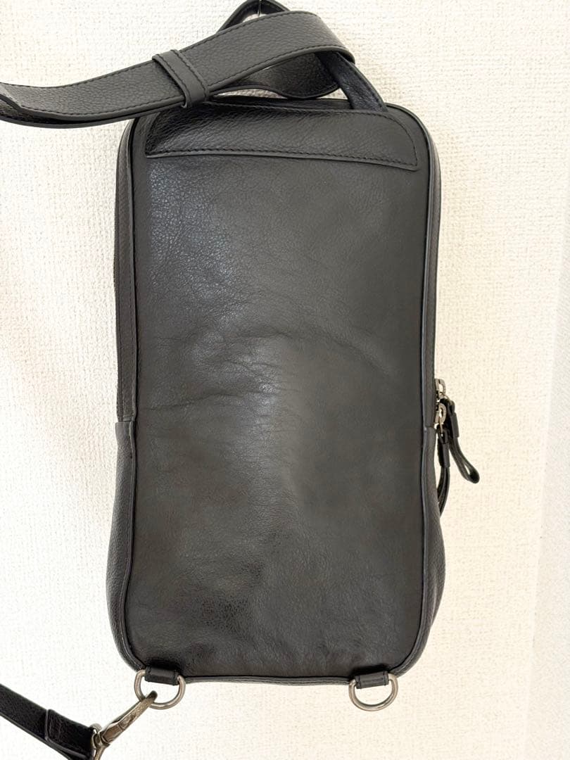 【チャコールブラック】カゼマトウ クロスバッグ【MOTHERHOUSE】