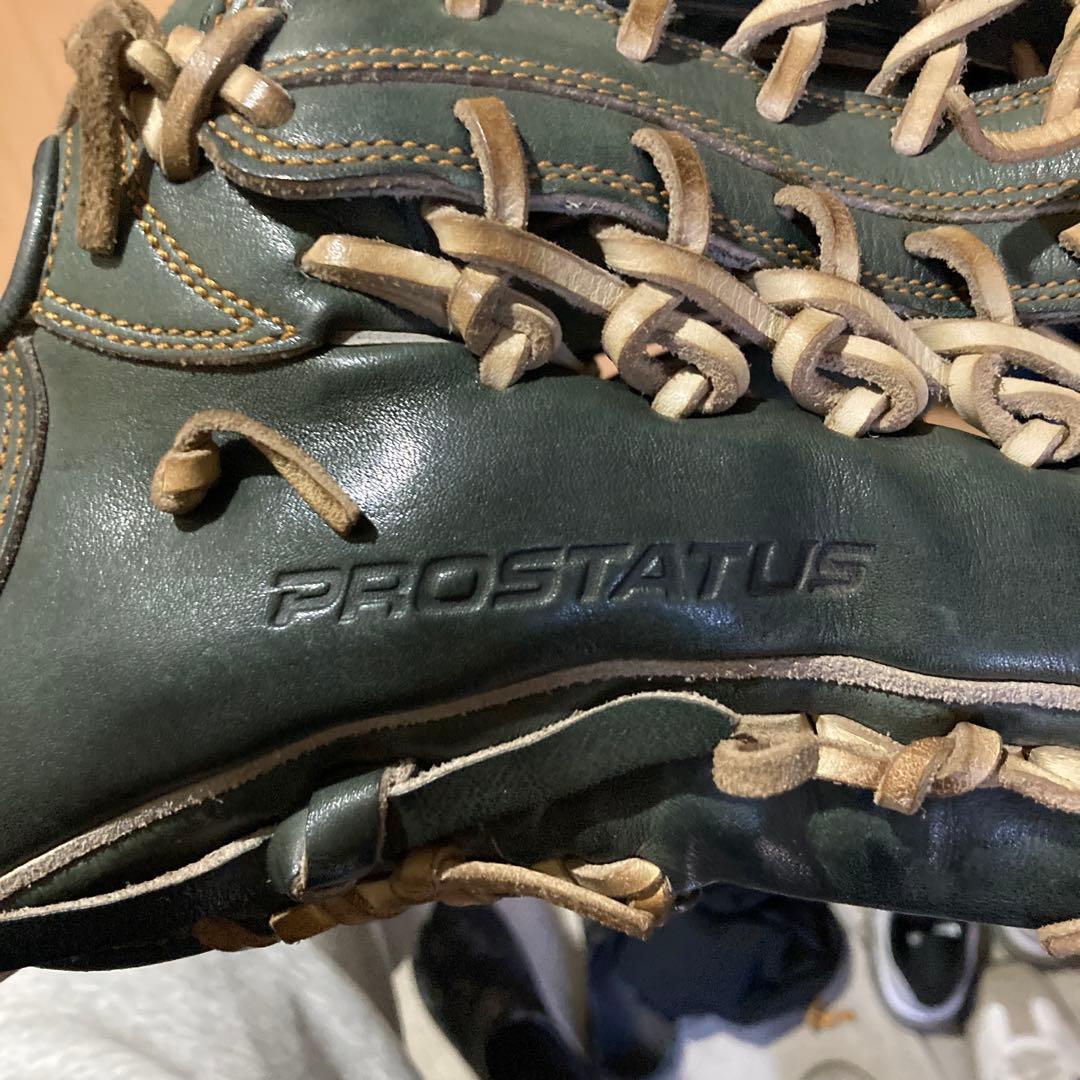 プロステイタスZETT硬式グローブ ダークグリーン