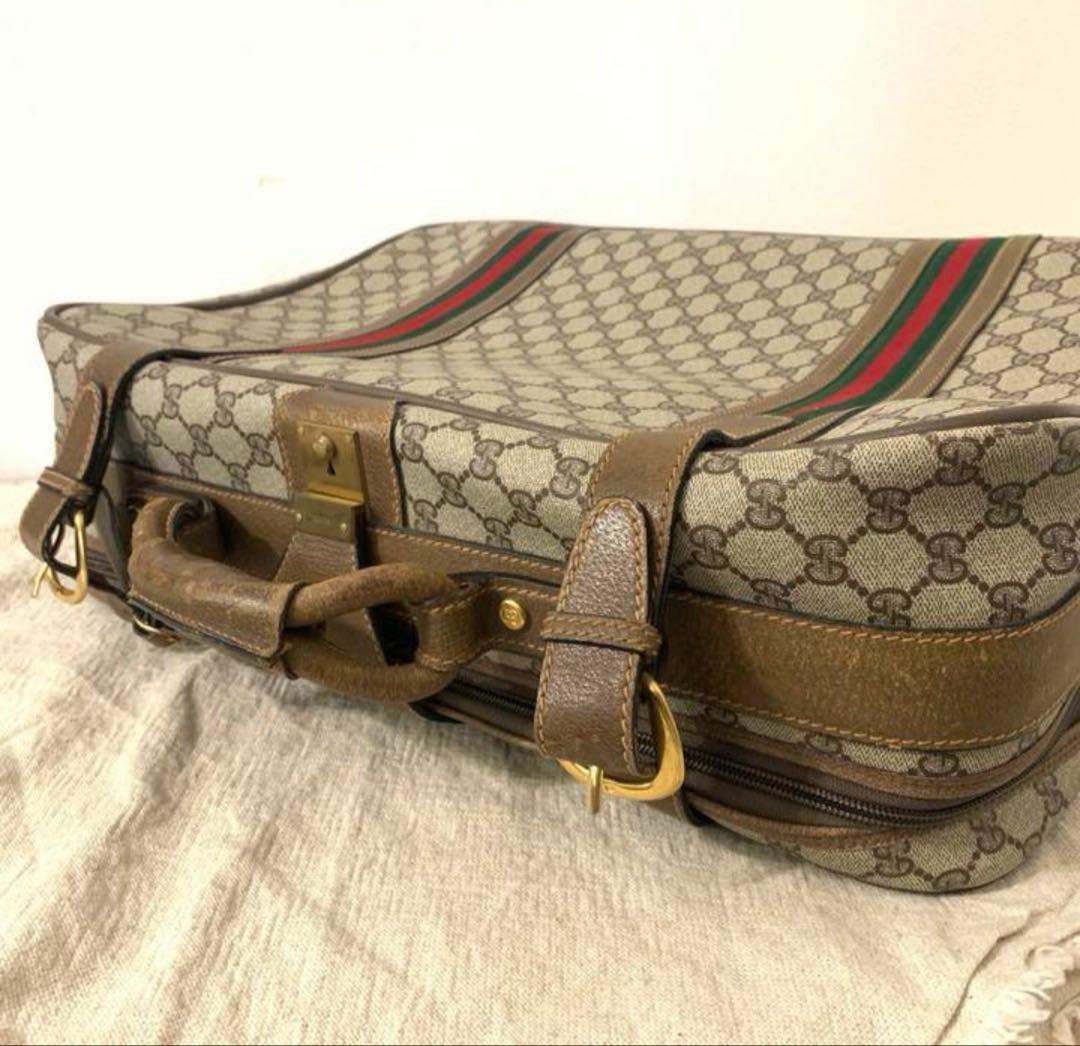 VINTAGE OLD GUCCI トラベルバッグ【あや】