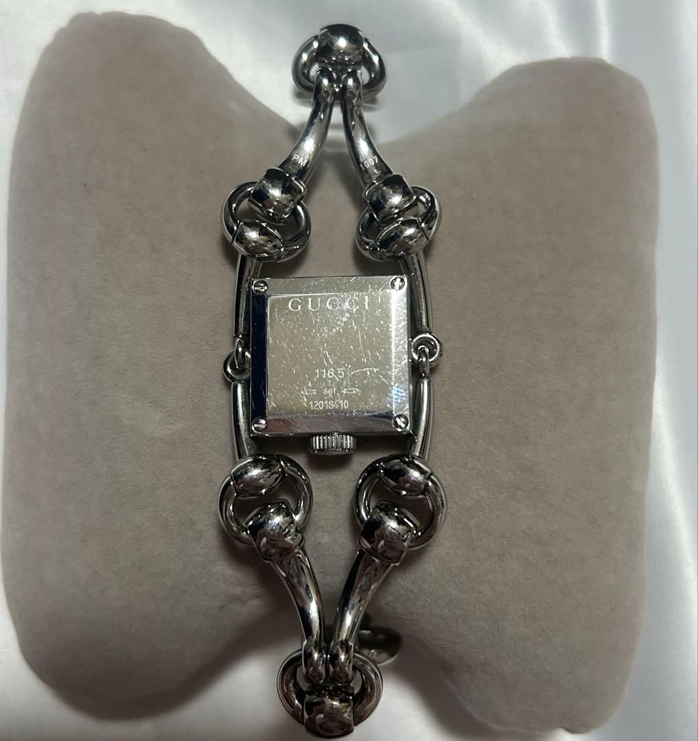 GUCCI グッチ シニョーリア ダイヤモンドベゼル/ホワイトパール文字盤 時計