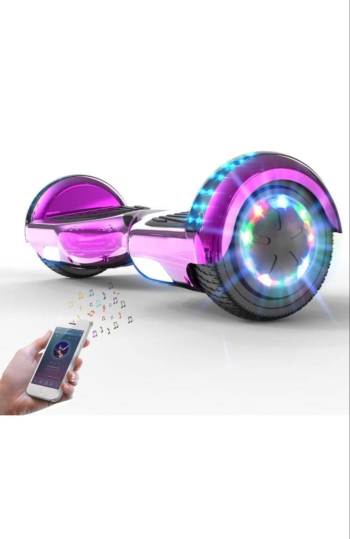 バランススクーター　ミニセグウェイ　電動スクーター　Bluetooth LED