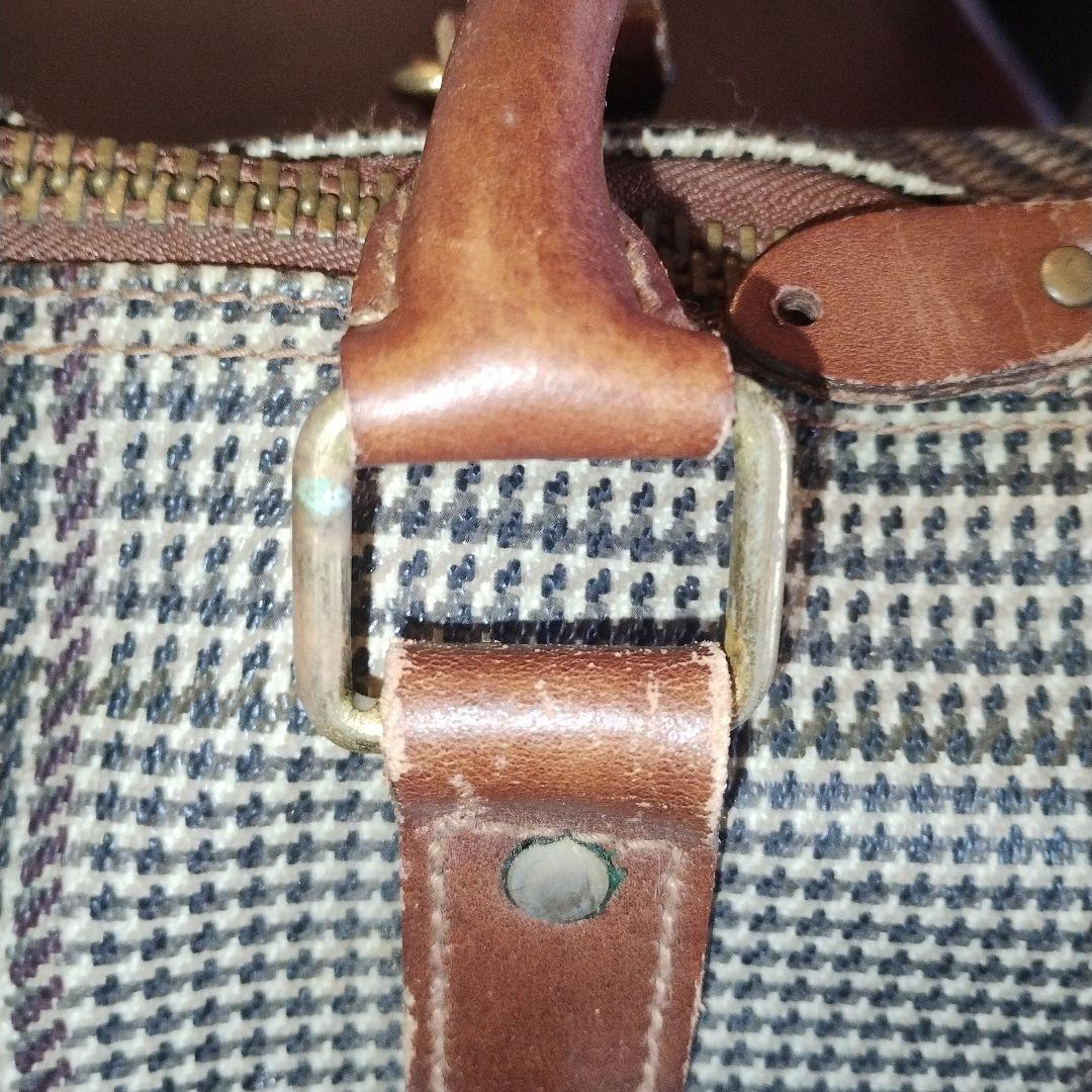 Polo Ralph Lauren チェック柄ボストンバッグ　ビンテージ