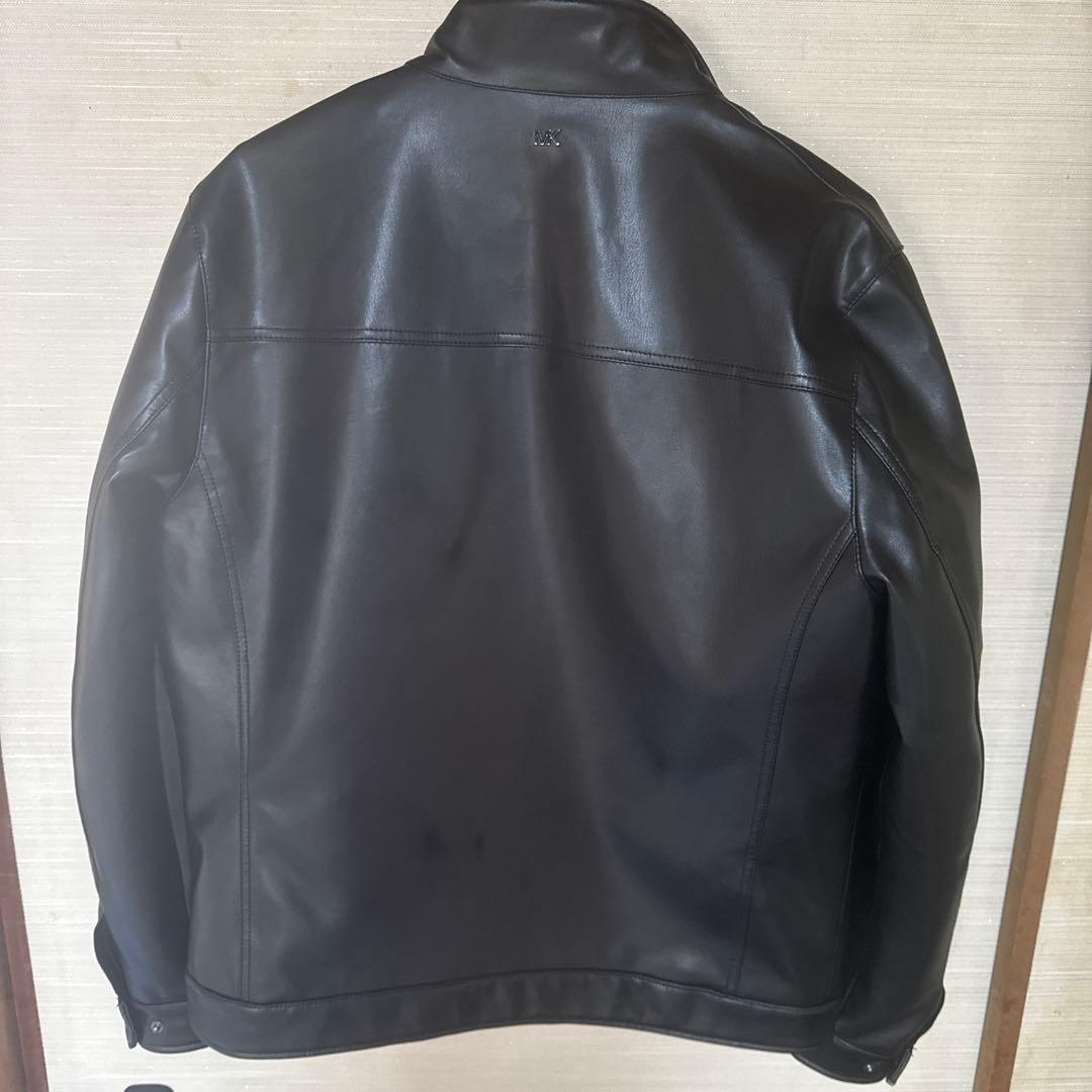 MICHAEL KORS ブラックレザージャケット