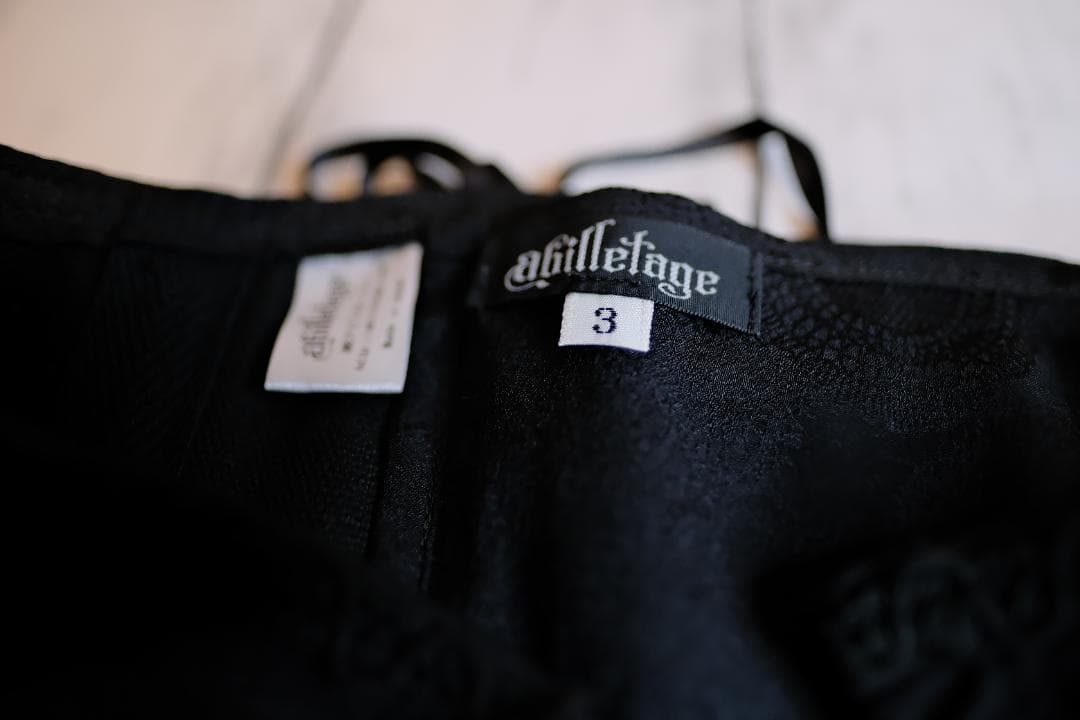 abilletage/レースプリントミニコルセットアビエタージュ