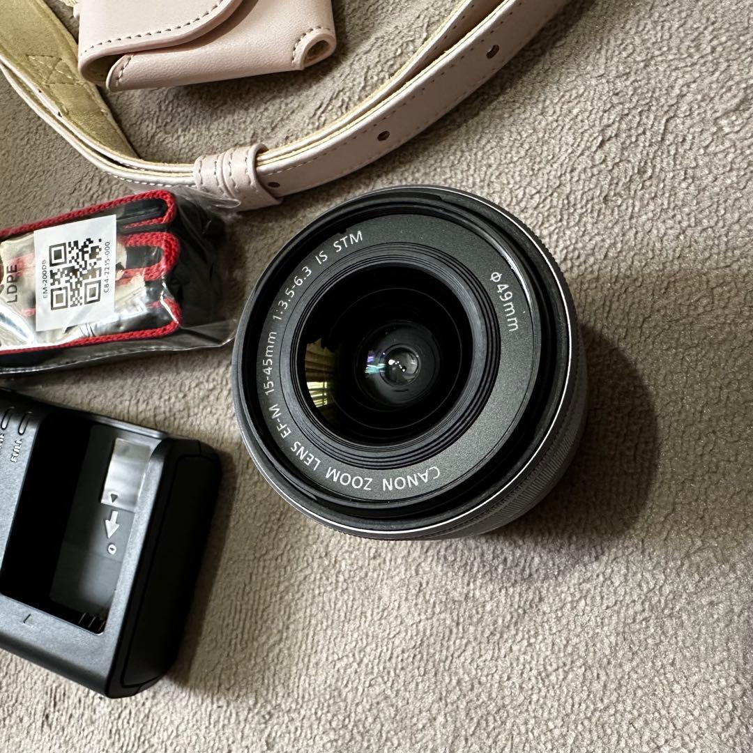 Canon EOS M100 リミテッドピンク　ミラーレス一眼カメラセット