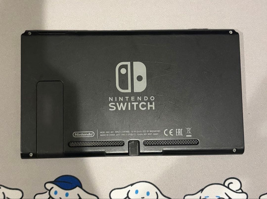 Nintendo Switch 本体 グレー コントローラー(ジャンク)つき