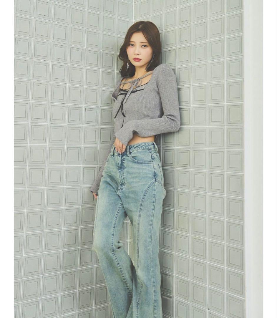 EATME バイカラーキャミニットアンサンブル