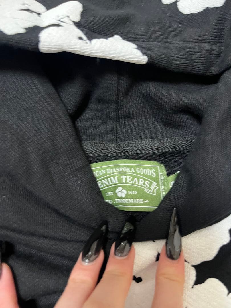 denimtears デニムティアーズ　パーカー　ブラック