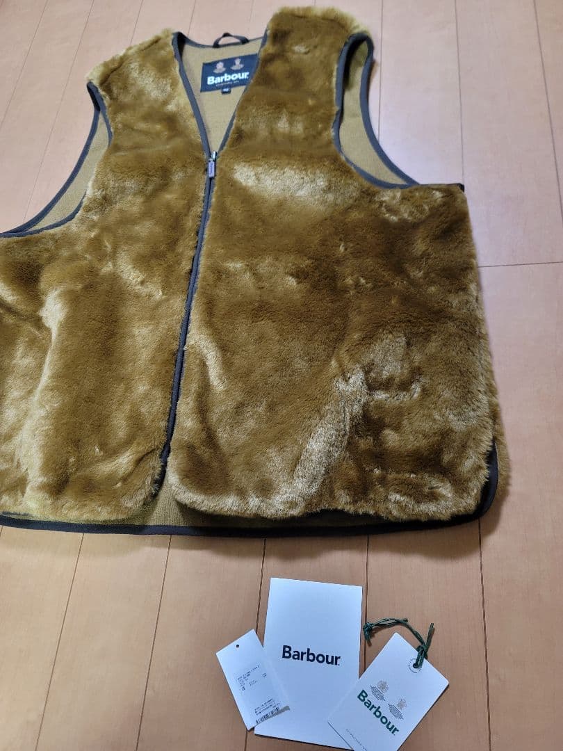 Barbour ブラウン ライナーベスト42サイズXL対応新品未使用品タグあり