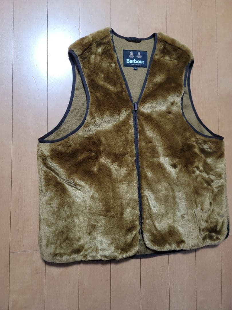 Barbour ブラウン ライナーベスト42サイズXL対応新品未使用品タグあり