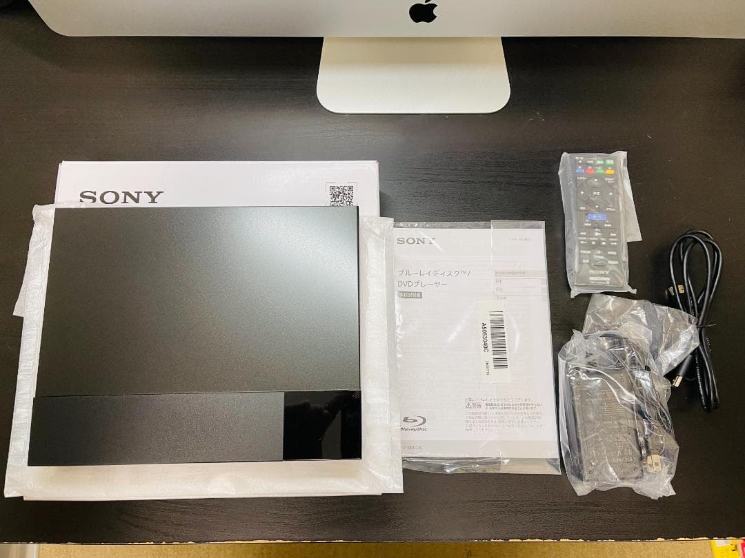 新品同様SONYブルーレイ/DVDプレーヤー 2025年 BDP-S1700/K