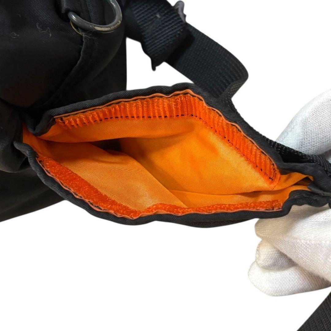 【良品】PORTER ブラック ボディバッグ タンカー ウエストバッグ 正規品