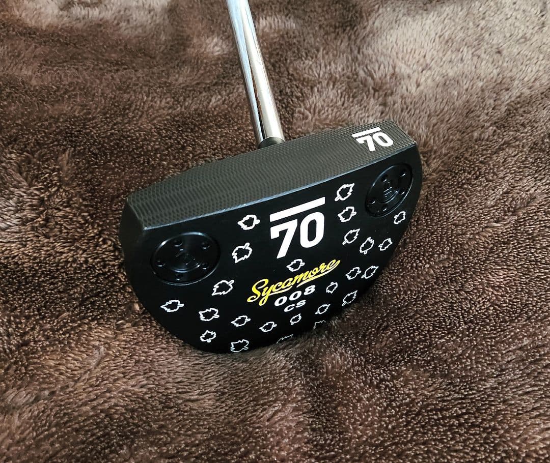 s*0様 美品　米国製　マレットパター　SUB70 シカモア　センターシャフト